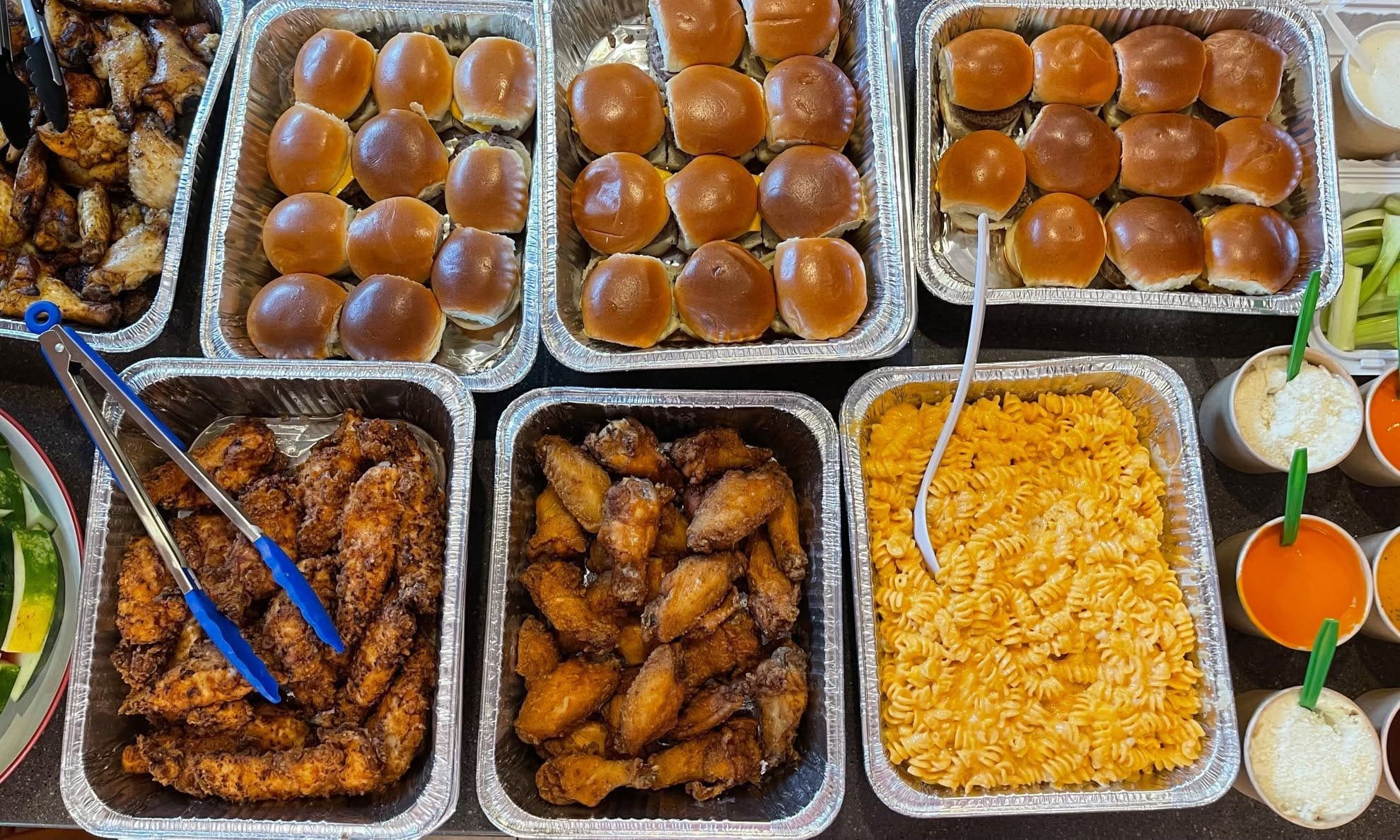 Food and drink options for private events at McWethy's Sports Bar