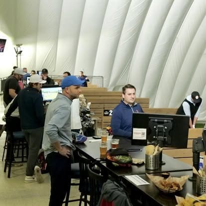 Mistwood Golf Dome hitting bays